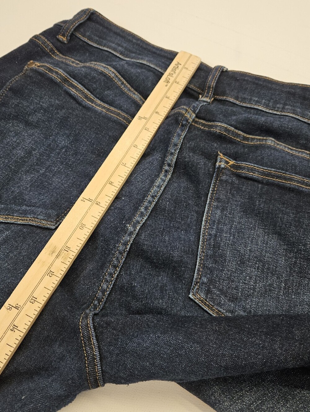 Judy Blue Los Angeles Jeans Skinny Fit 14W Dark Blue Navy Denim - Picture 10 of 10